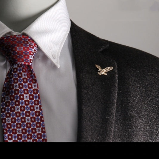 Formal Wear With Accessories Suit Small Eagle Small Metal Accessory Brooch